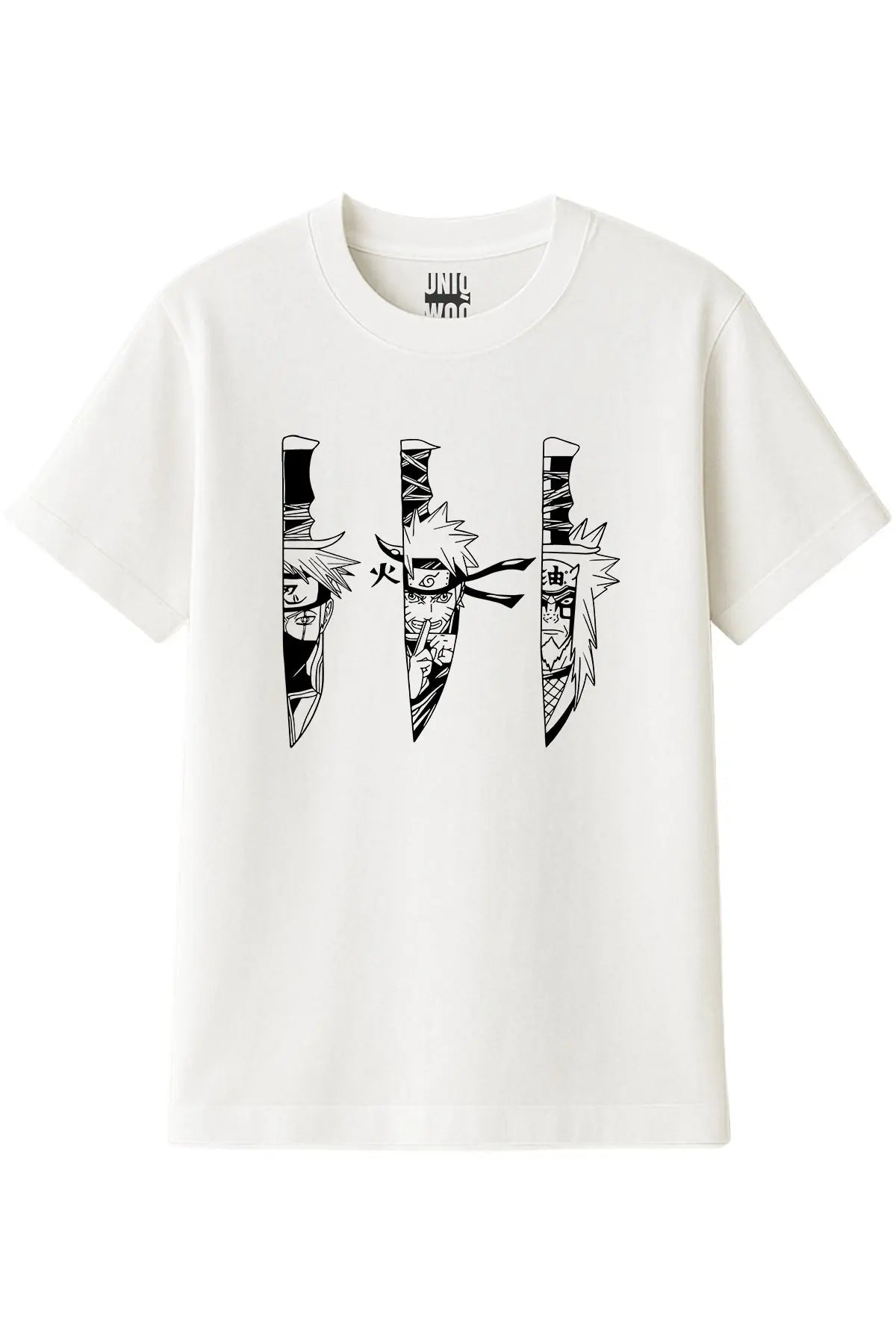 Anime Efsaneleri Kakashi Naruto Jiraiya Tişört UNIQWO