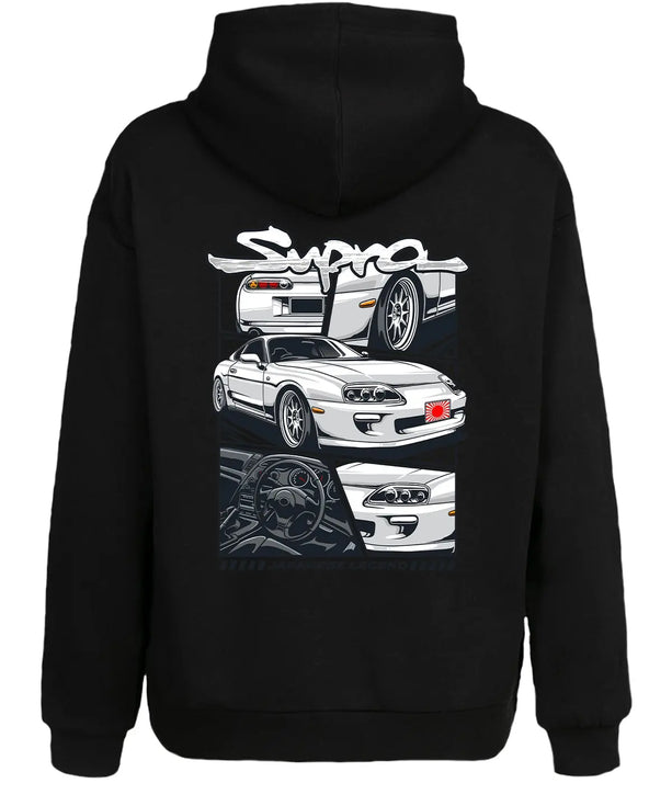 Toyota Supra MK4 Kapüşonlu Sweatshirt UNIQWO