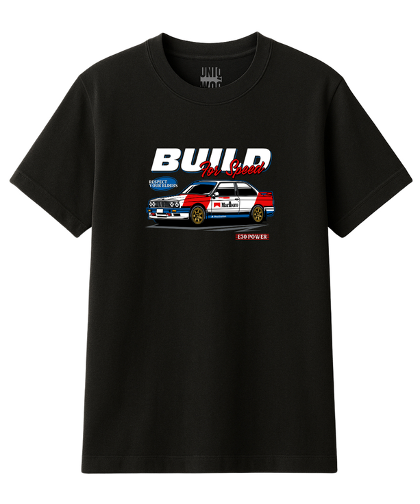 BMW E30 Marlboro Racing Tasarımlı Tişört UNIQWO