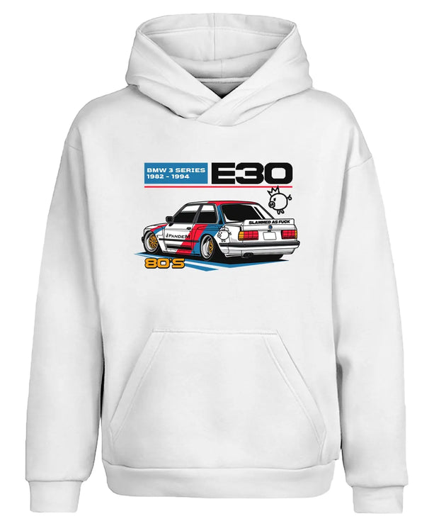 BMW E30 Pandem Edition Kapüşonlu Sweatshirt UNIQWO