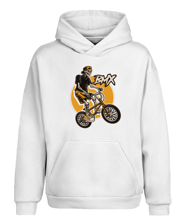 BMX Ekstrem Rider İskelet Kapüşonlu Sweatshirt UNIQWO