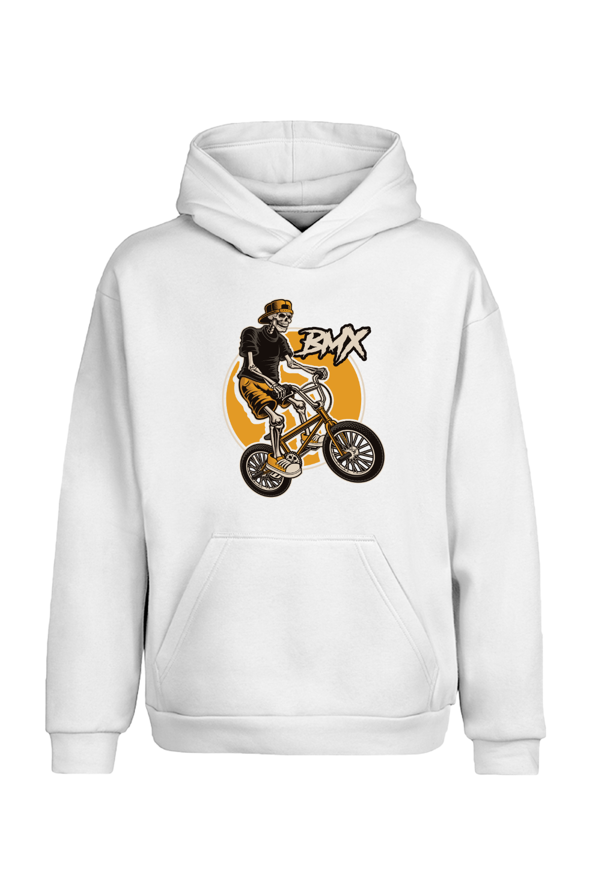 BMX Ekstrem Rider İskelet Kapüşonlu Sweatshirt UNIQWO