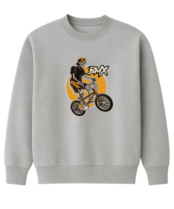 BMX Ekstrem Rider İskelet Sweatshirt UNIQWO