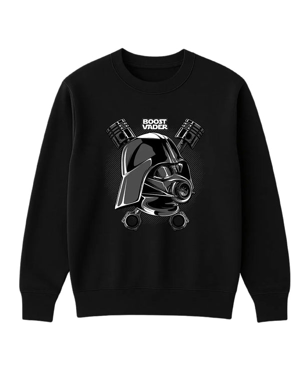 Boost Vader Modifiye Araba Sweatshirt | Güçlü ve Karizmatik Tasarım