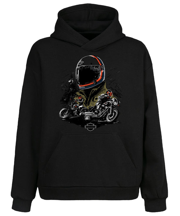 Cafe Racer Ruhu Kapüşonlu Sweatshirt UNIQWO