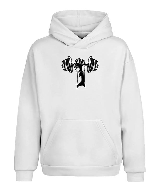 Dambıl Baskılı Kapüşonlu Sweatshirt UNIQWO