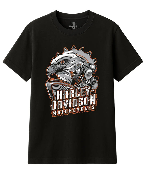 Demir Kartal Harley Tişört UNIQWO