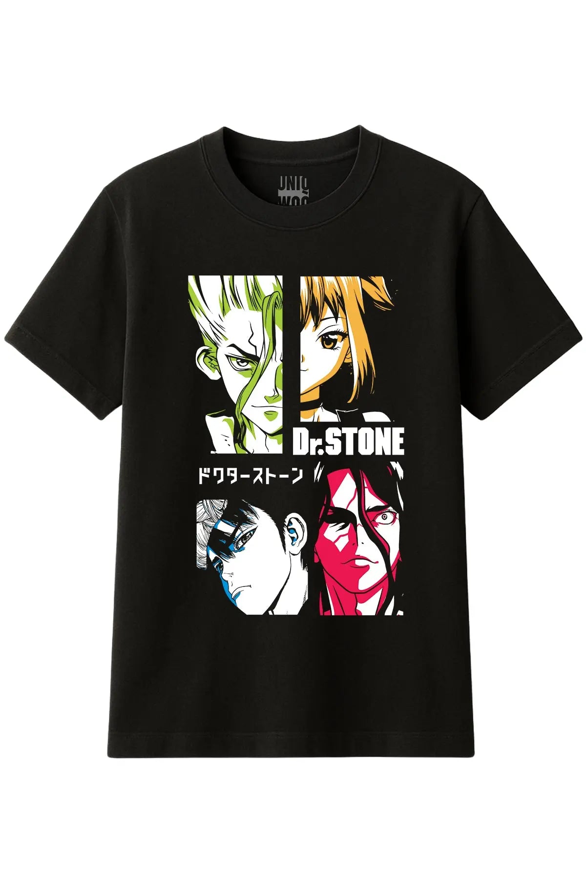 Dr. Stone Senku Taiju Tsukasa Tişört UNIQWO