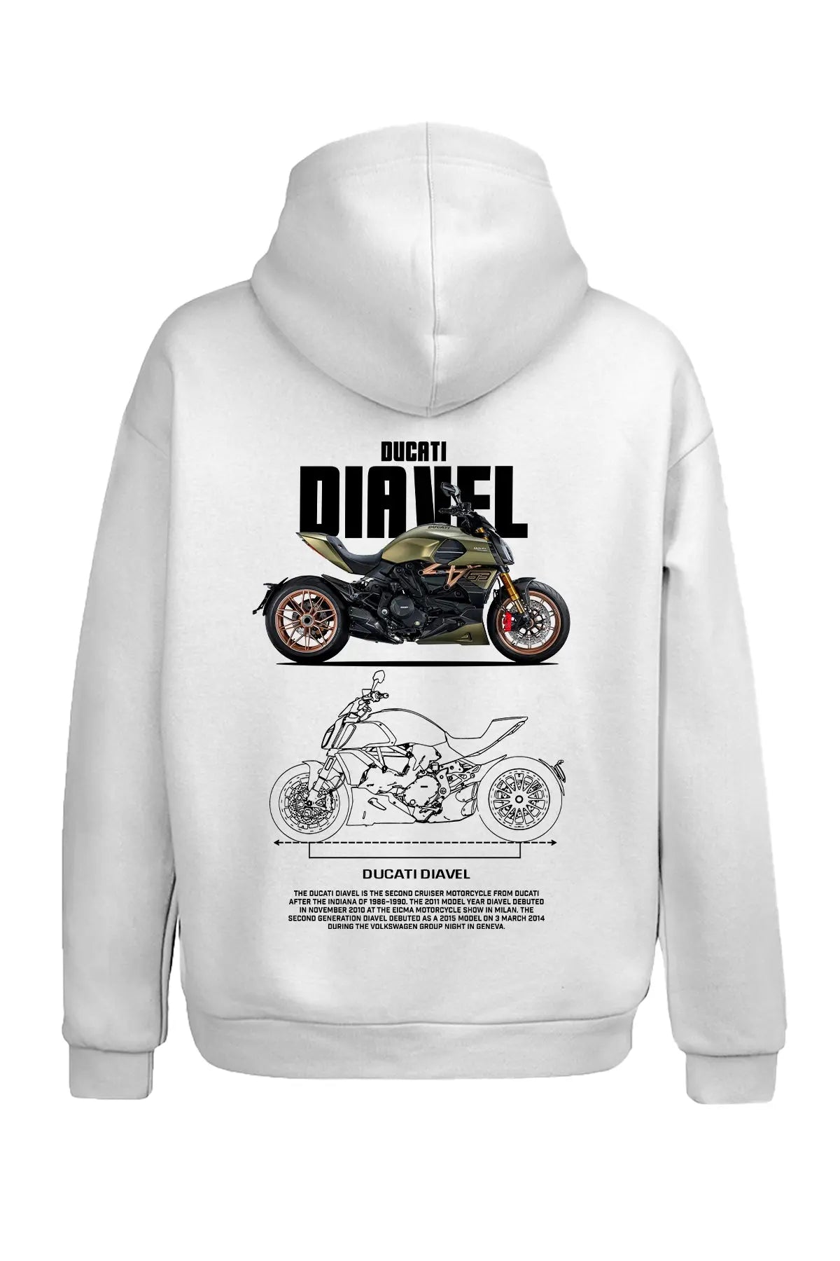 Ducati Diavel Kapüşonlu Sweatshirt UNIQWO