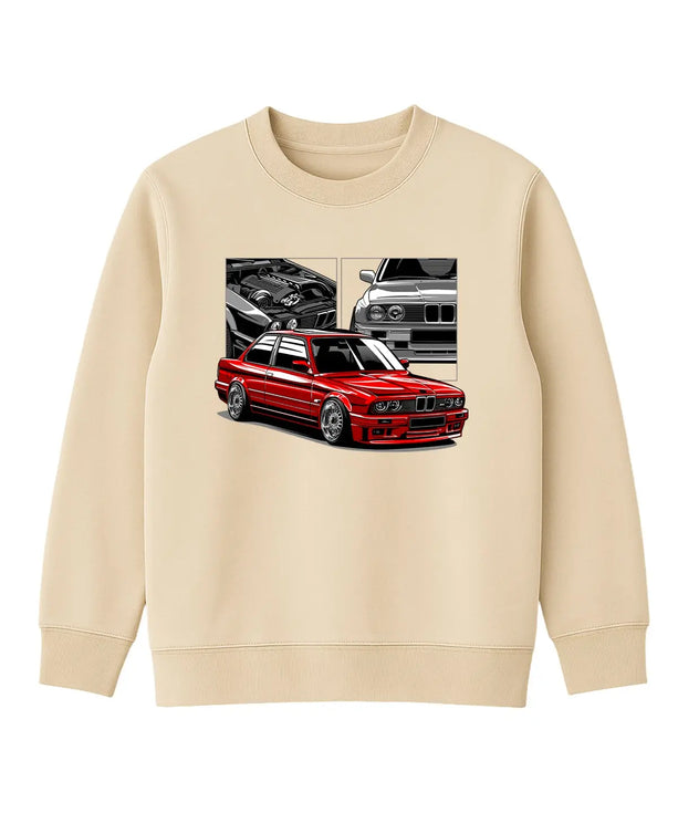 Efsanevi BMW E30 M3 Sweatshirt | Otomobil Tutkunlarına Özel Tasarım