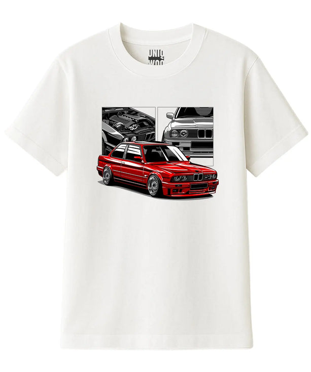 Efsanevi BMW E30 M3 Tişört | BMW Ruhunu Üzerinde Taşı