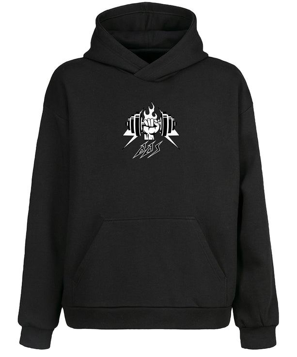 Gym Bas Motivasyon Kapüşonlu Sweatshirt UNIQWO