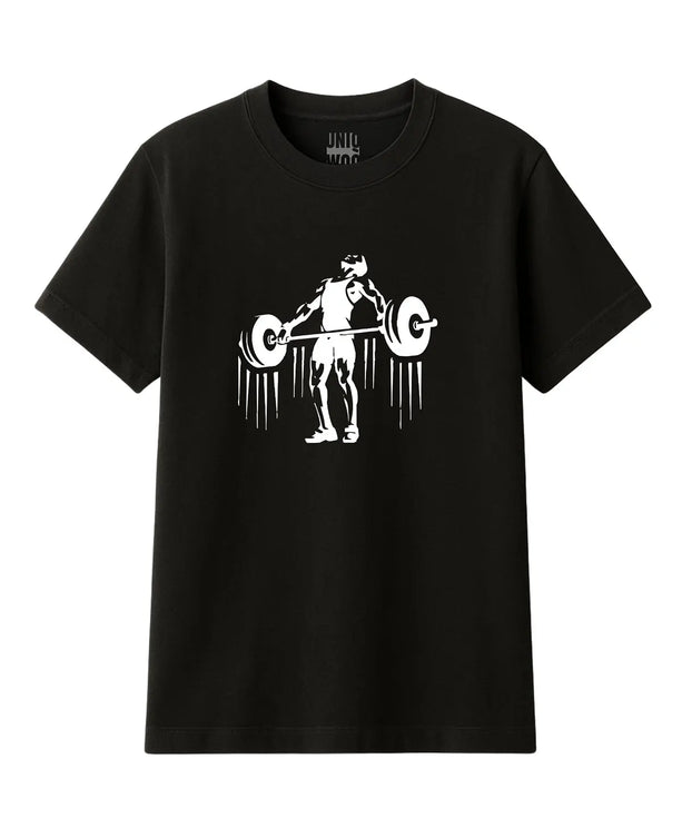 Halter Kaldıran Sporcu Tişört UNIQWO