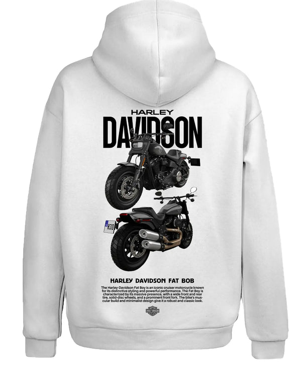 Harley Davidson Fat Bob Kapüşonlu Sweatshirt UNIQWO