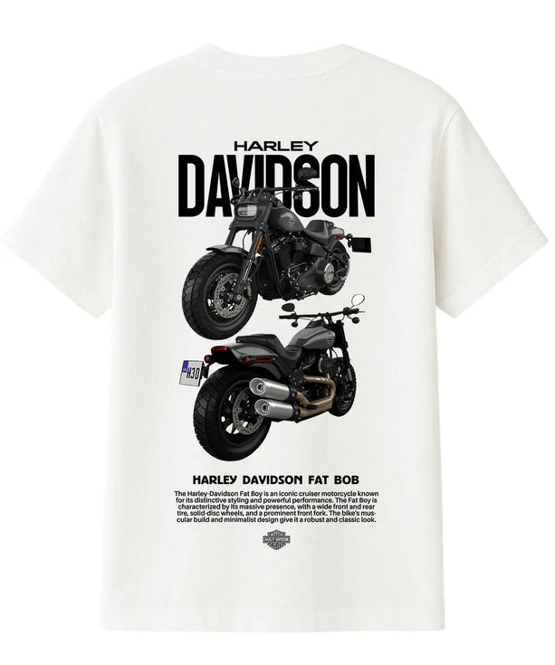 Harley Davidson Fat Bob Tişört UNIQWO