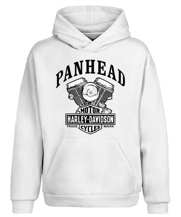 Harley Panhead Motor Kapüşonlu Sweatshirt UNIQWO