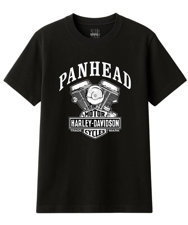 Harley Panhead Motor Tişört UNIQWO
