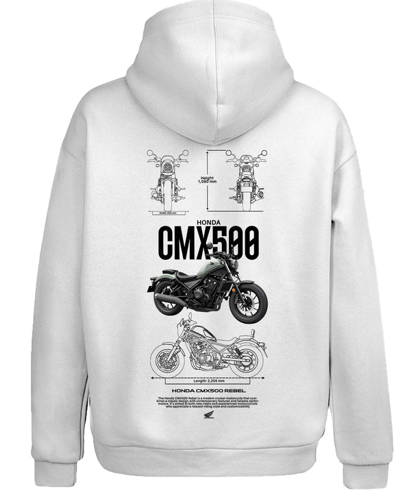 Honda CMX500 Rebel Kapüşonlu Sweatshirt UNIQWO