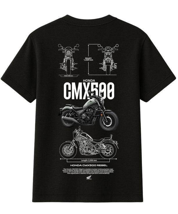 Honda CMX500 Rebel Tişört UNIQWO