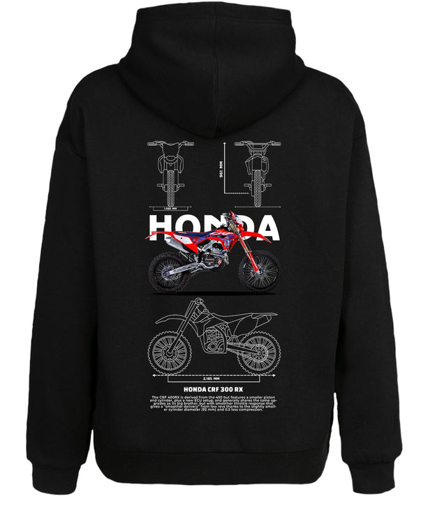 Honda CRF 300 RX Kapüşonlu Sweatshirt UNIQWO