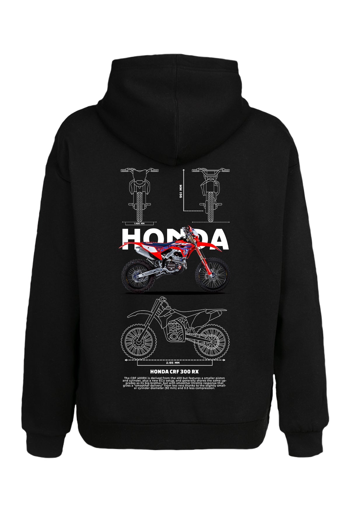 Honda CRF 300 RX Kapüşonlu Sweatshirt UNIQWO