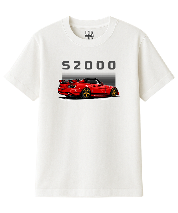 Honda S2000 JDM Spor Araba Tasarımlı Tişört UNIQWO