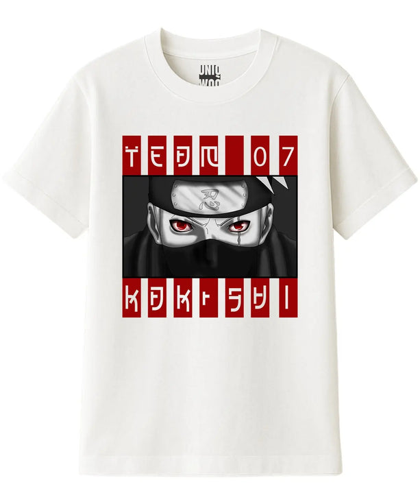 Kakashi Hatake Sharingan Anime Tişört UNIQWO