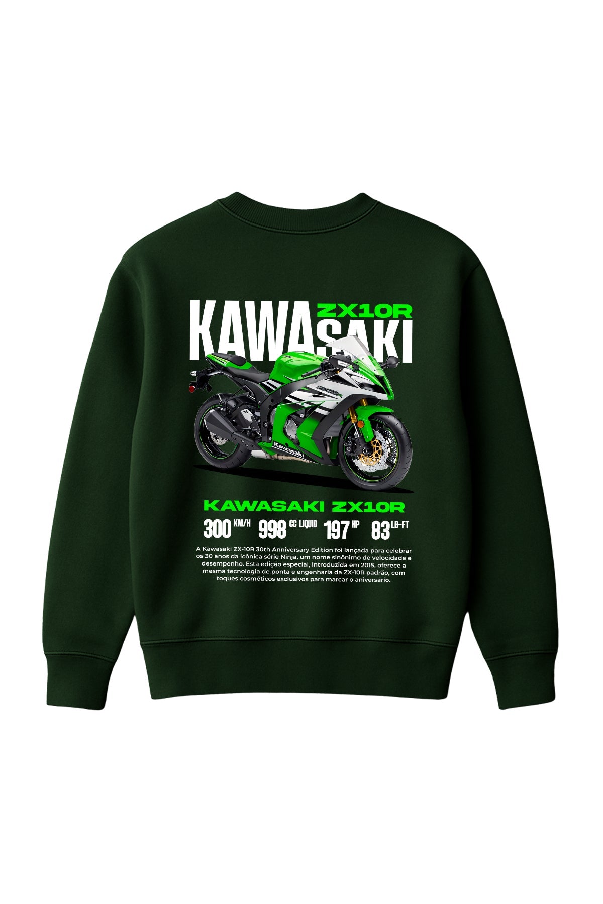 Kawasaki ZX10R Sweatshirt UNIQWO