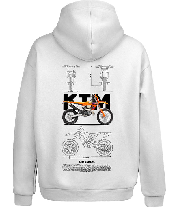 KTM 250 EXC Kapüşonlu Sweatshirt UNIQWO