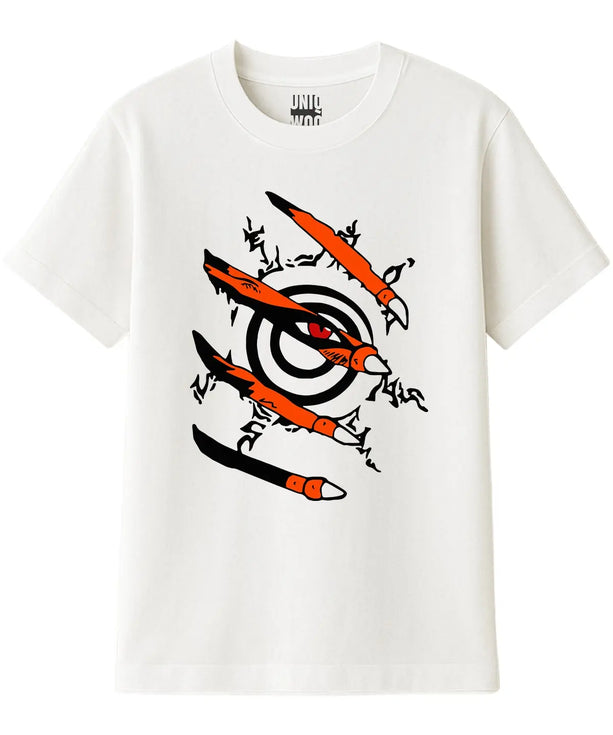 Kurama Kyuubi Naruto Uzumaki Pençe Tişört UNIQWO