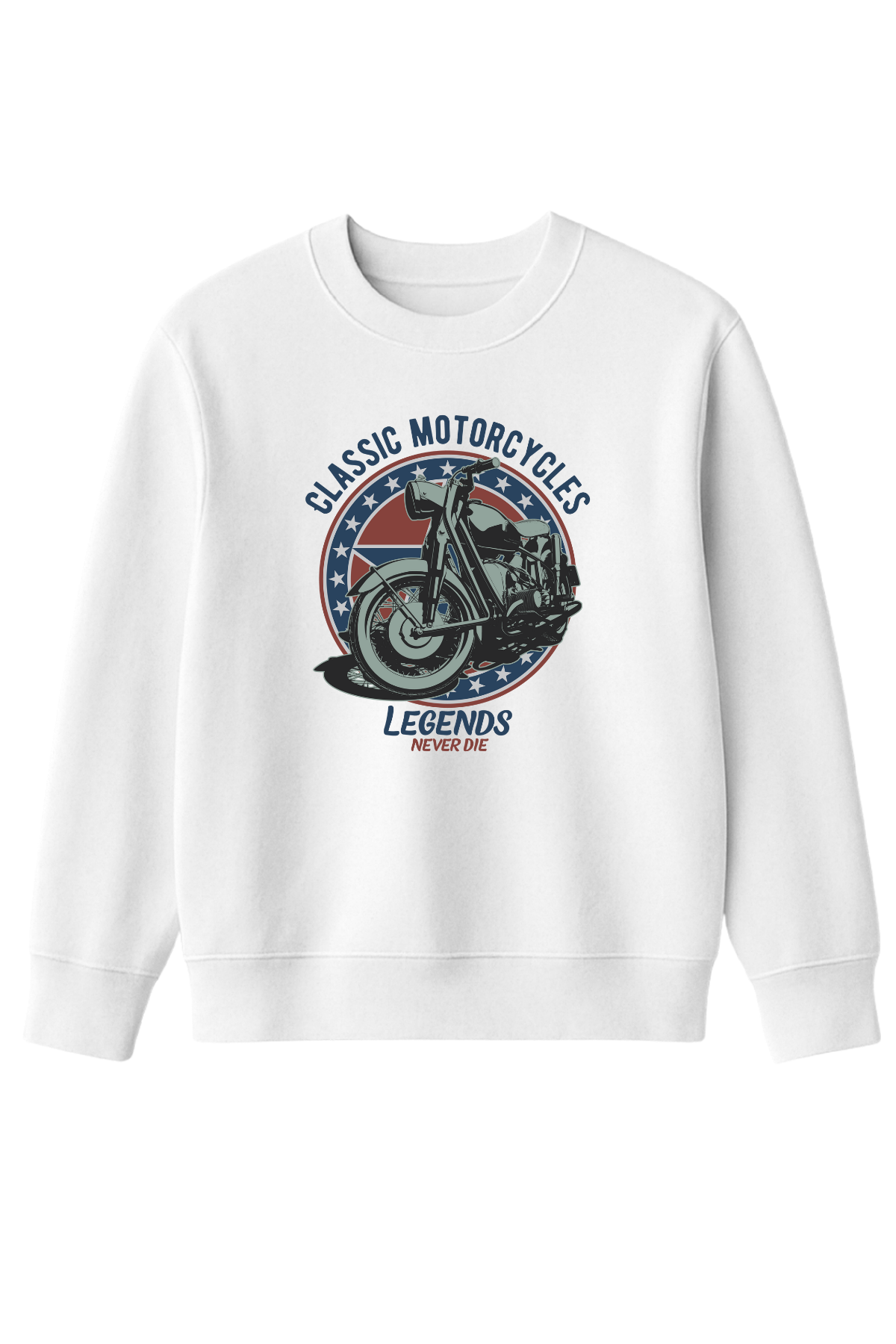 Legends Never Die Chopper Motor Sweatshirt UNIQWO