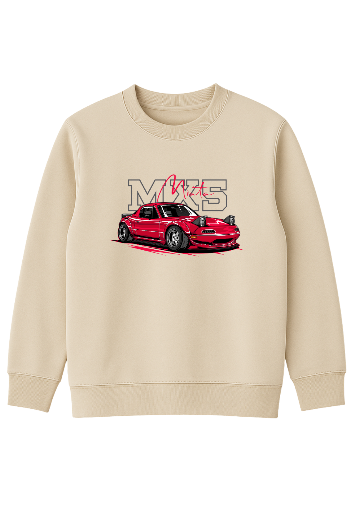Mazda MX-5 Miata JDM Efsane Araba Sweatshirt UNIQWO