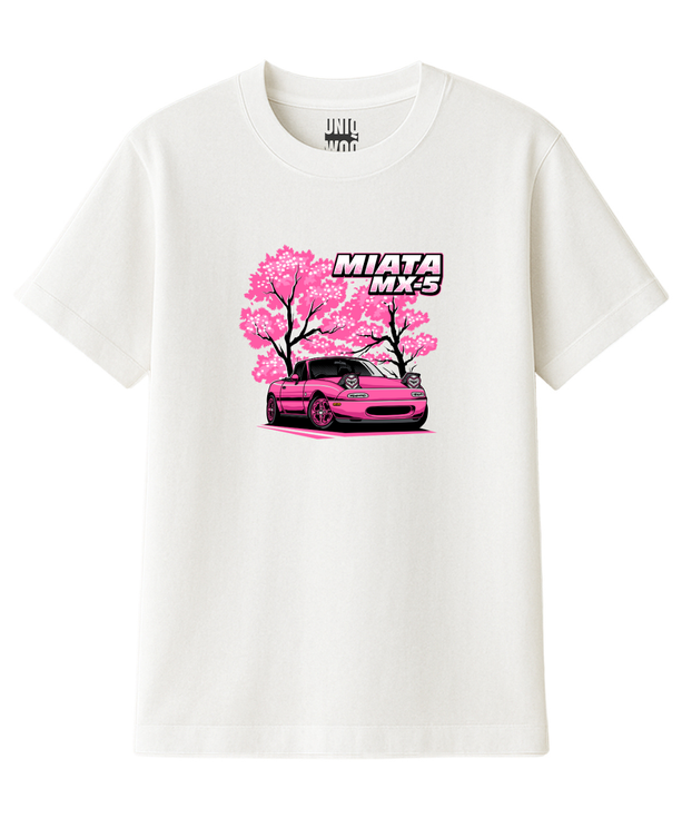 Mazda MX-5 Miata Sakura Japon Stil Tişört UNIQWO