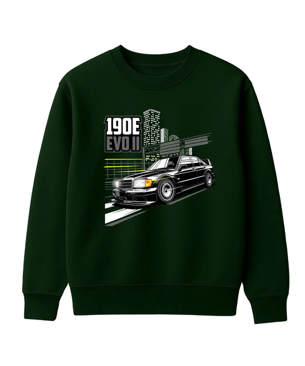 Mercedes 190E Evo 2 Sweatshirt | Efsanevi Evo2 Tutkunlarına Özel