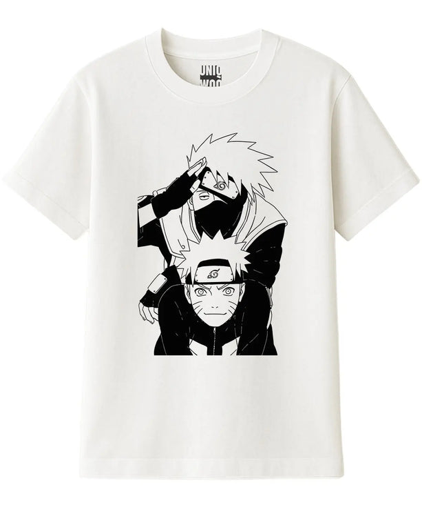 Naruto ve Kakashi Ninja Ruhlu Tişört UNIQWO