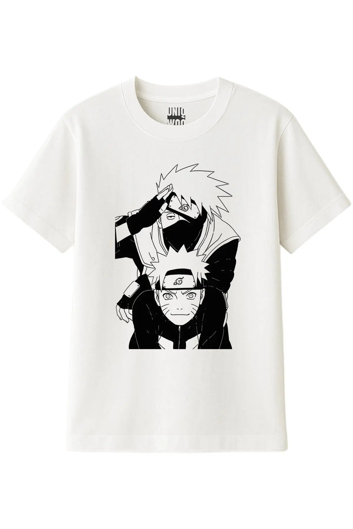 Naruto ve Kakashi Ninja Ruhlu Tişört UNIQWO