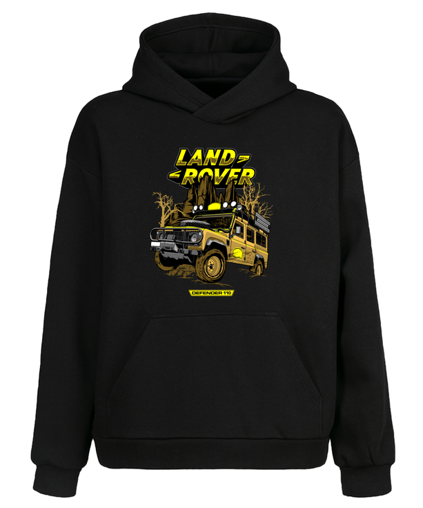 Offroad Efsanesi Land Rover Defender 110 Kapüşonlu Sweatshirt UNIQWO