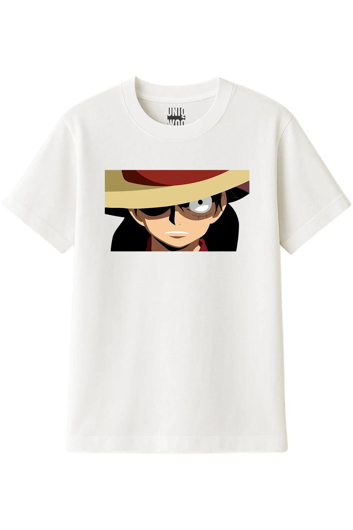One Piece Luffy Karakter Baskılı Unisex Tişört UNIQWO