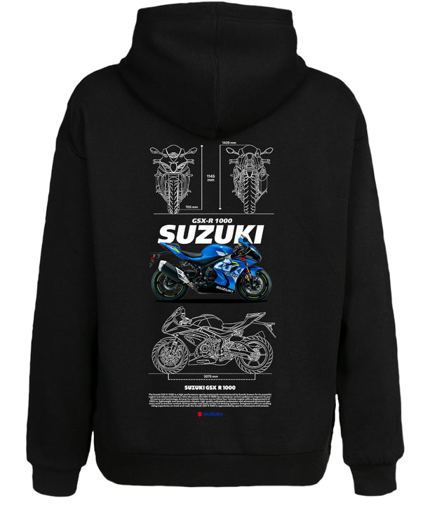 Suzuki GSX R1000 Kapüşonlu Sweatshirt UNIQWO