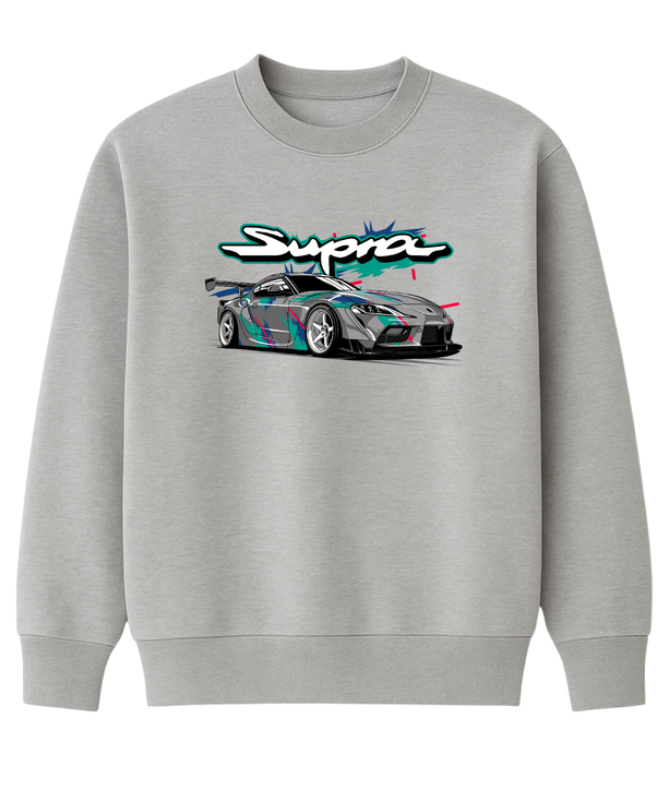 Toyota Supra Drift Racing Tasarımlı Sweatshirt UNIQWO