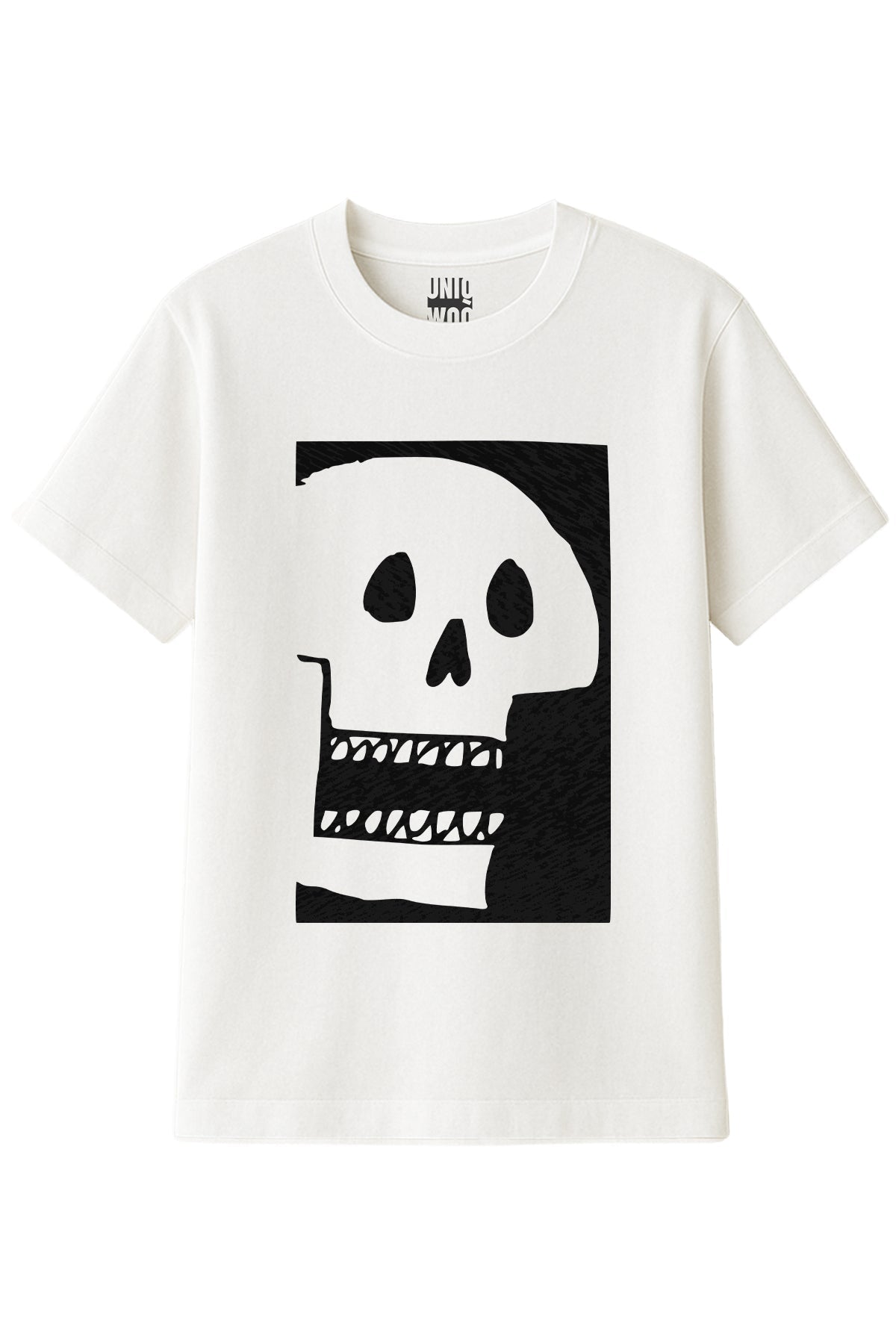 Uniqwo Skull Edit Tişört UNIQWO