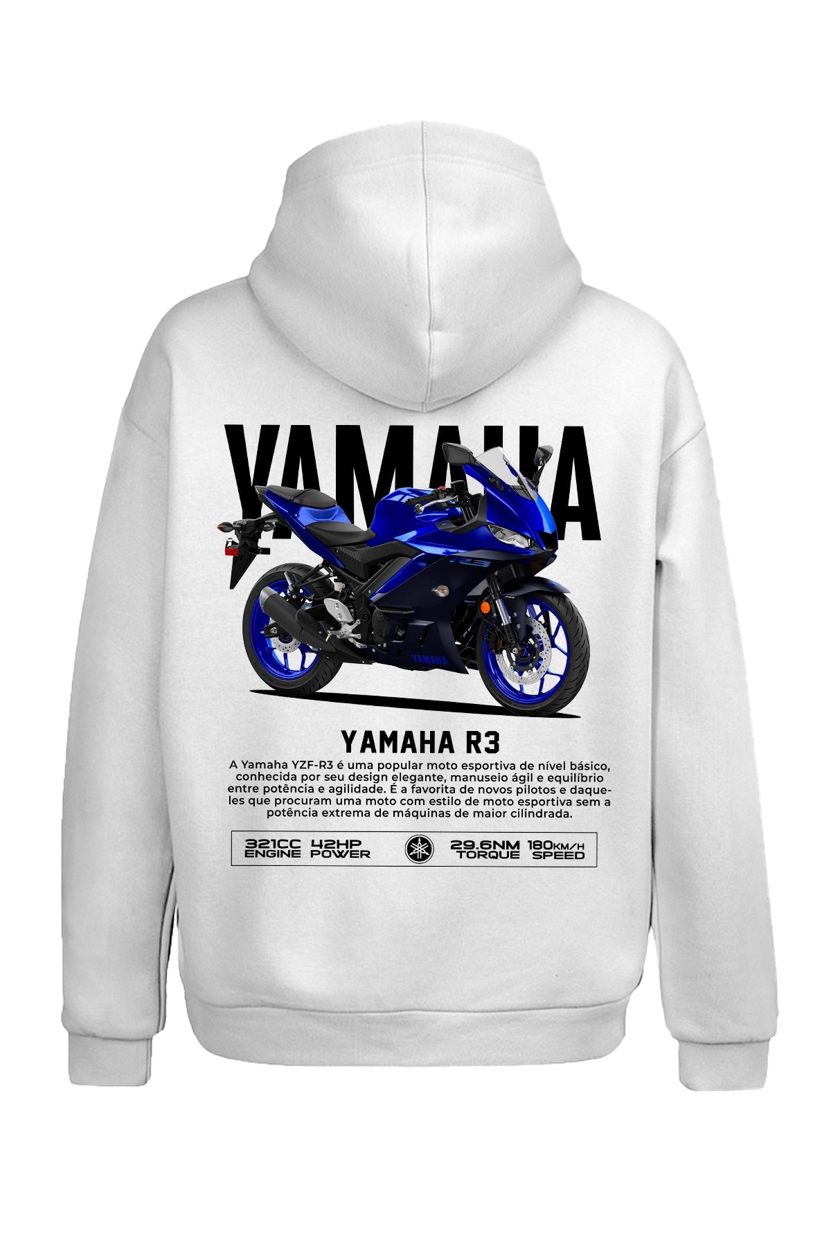 Yamaha R3 Kapüşonlu Sweatshirt UNIQWO