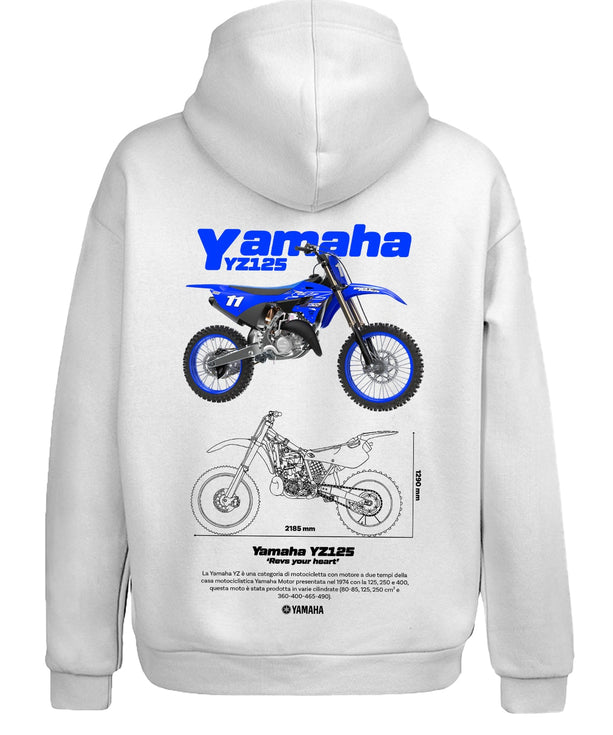 Yamaha YZ125 Kapüşonlu Sweatshirt UNIQWO
