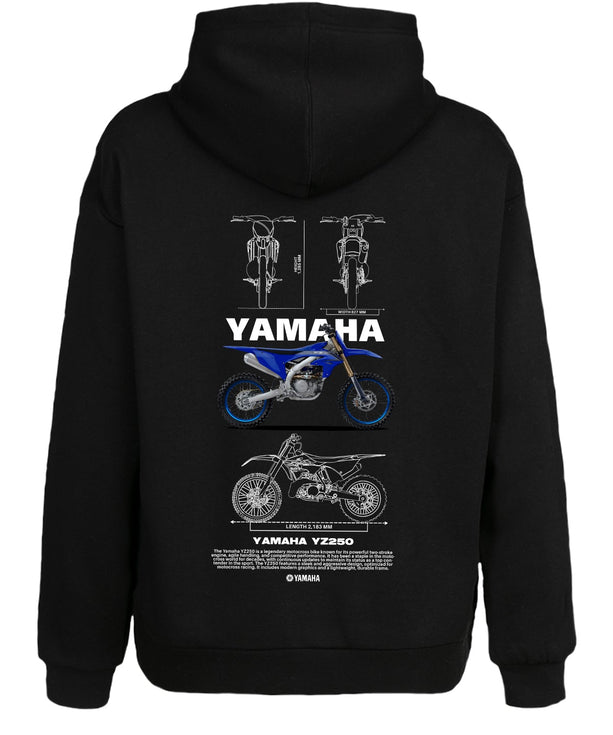 Yamaha YZ250 Kapüşonlu Sweatshirt UNIQWO