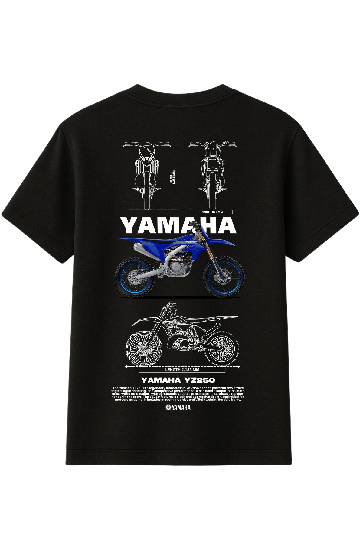 Yamaha YZ250 Tişört UNIQWO