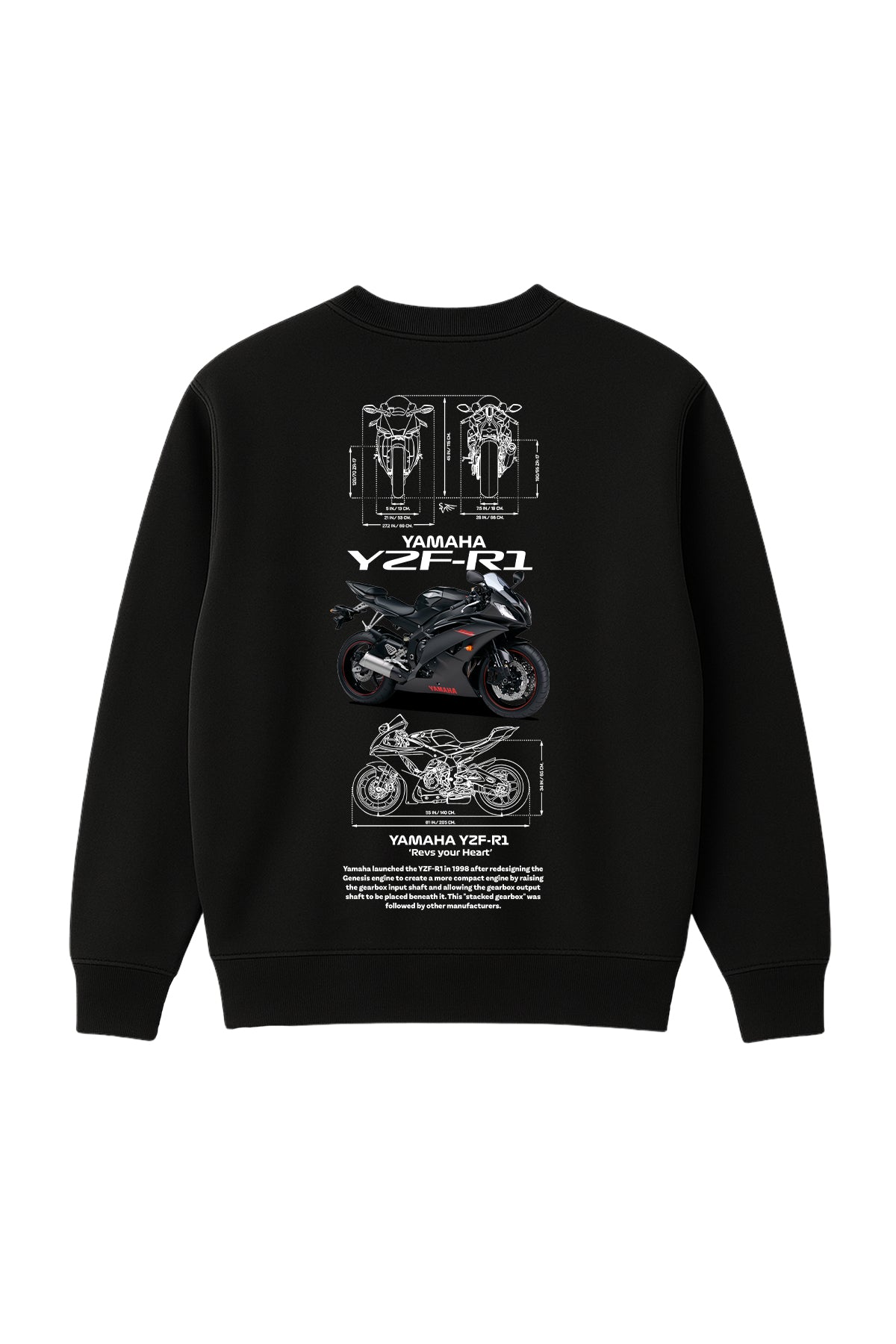 Yamaha YZF R1 Sweatshirt UNIQWO