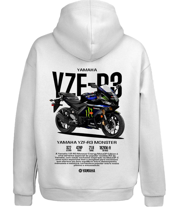 Yamaha YZF R3 Monster Kapüşonlu Sweatshirt UNIQWO
